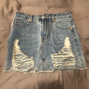 Jean skirt